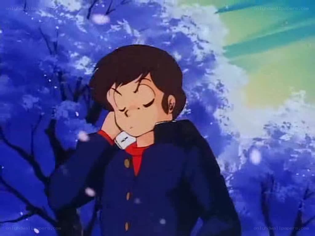 anime character in winter