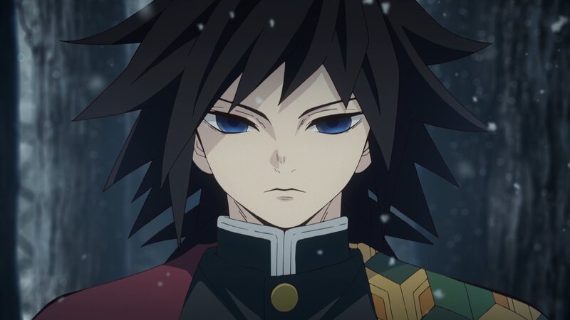 Anime Character in Winter — Black