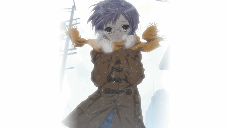 anime character in winter coat