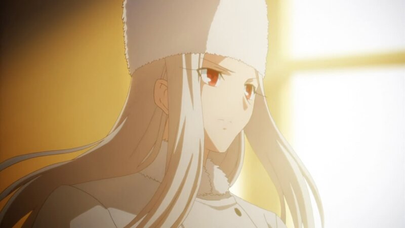 anime character in winter hat