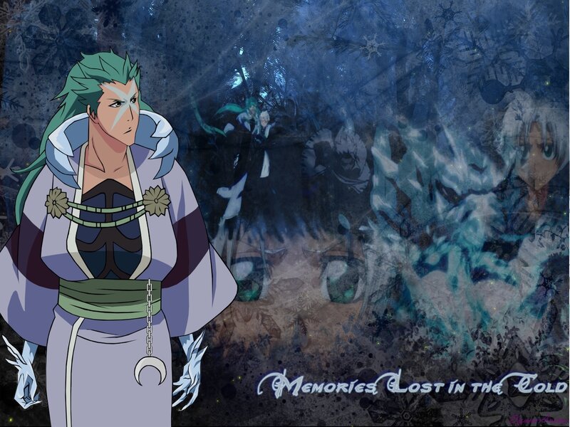 Anime character in winter scene