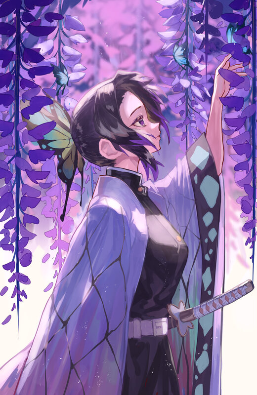 Anime Character in Wisteria