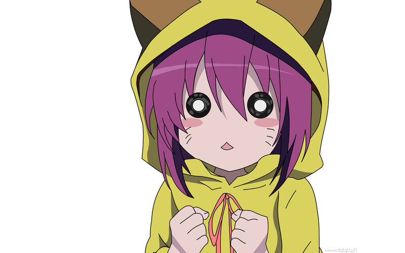 anime character in yellow hoodie