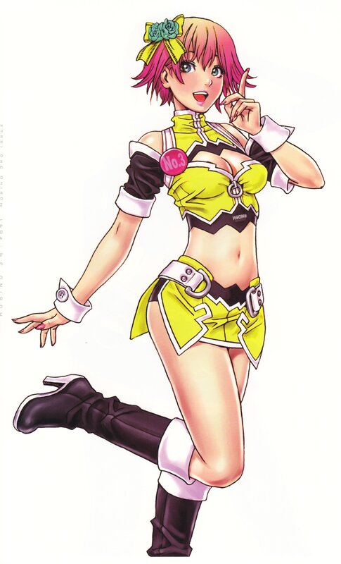 anime character in yellow outfit