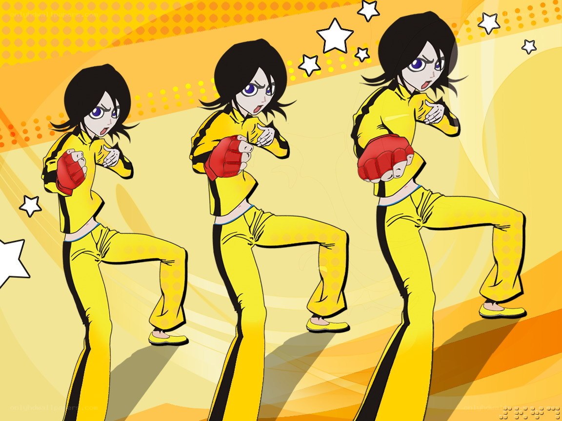anime character in yellow suit