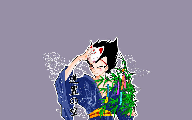 anime character in yukata