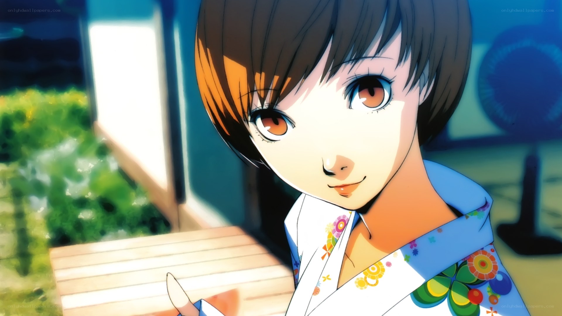 anime character in yukata