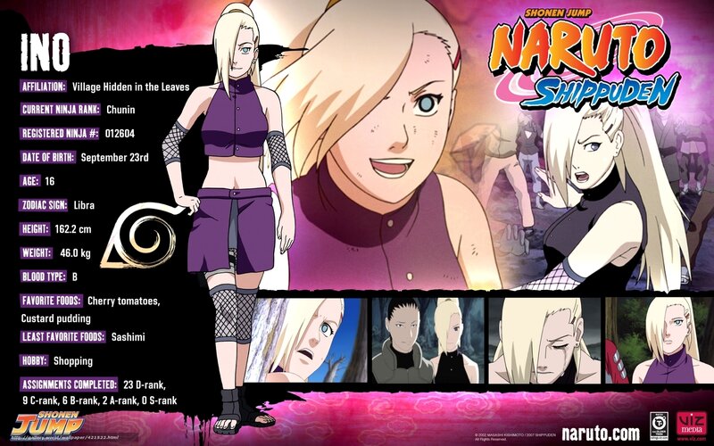 Anime Character Ino — Purple