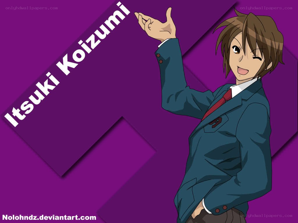 Anime character Itsuki Koizumi