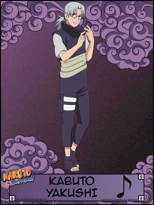 Anime Character Kabuto Yakushi