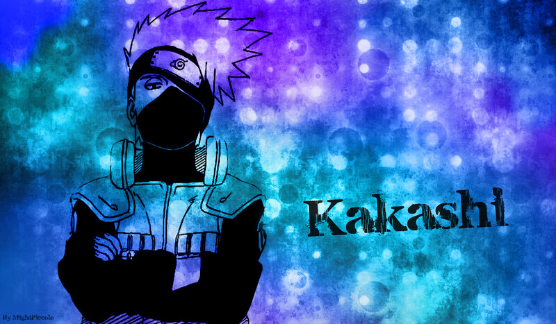 Anime Character Kakashi — Blue