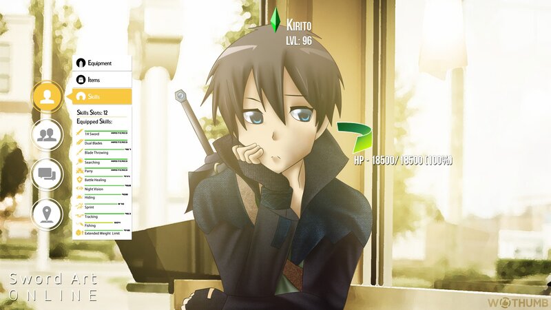 Anime Character Kirito — Brown