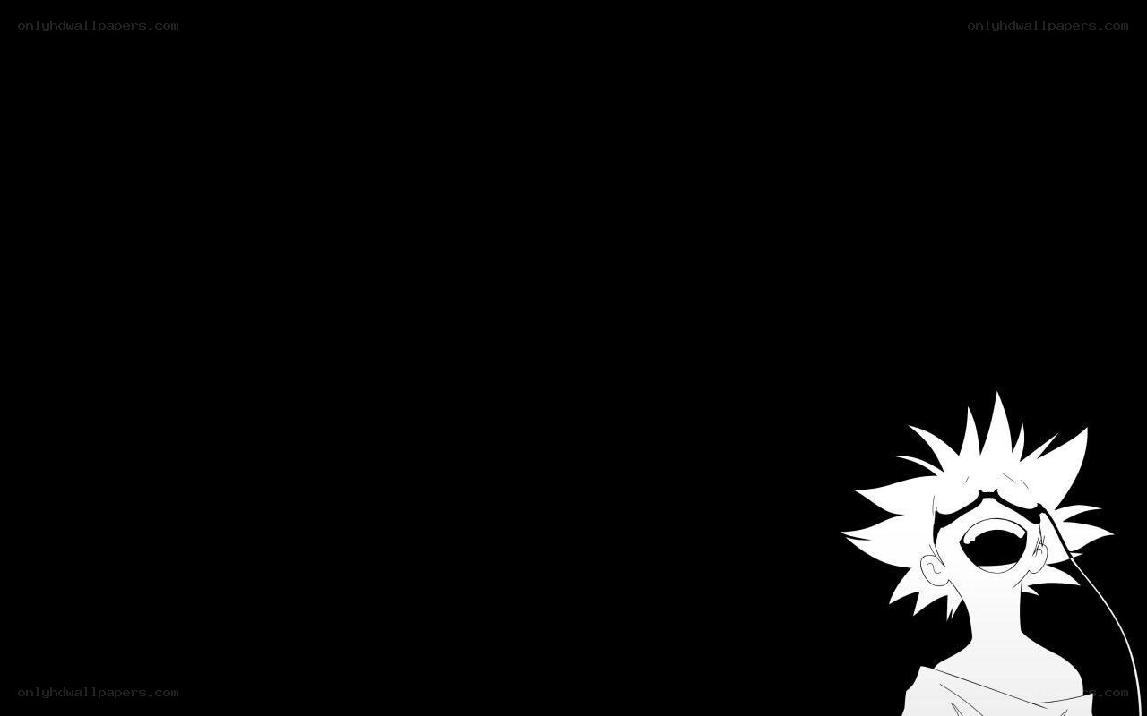 anime character laughing