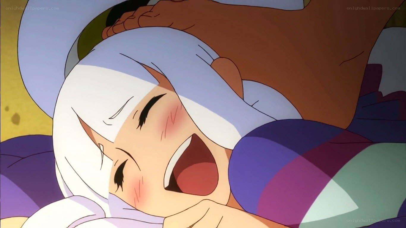 anime character laughing