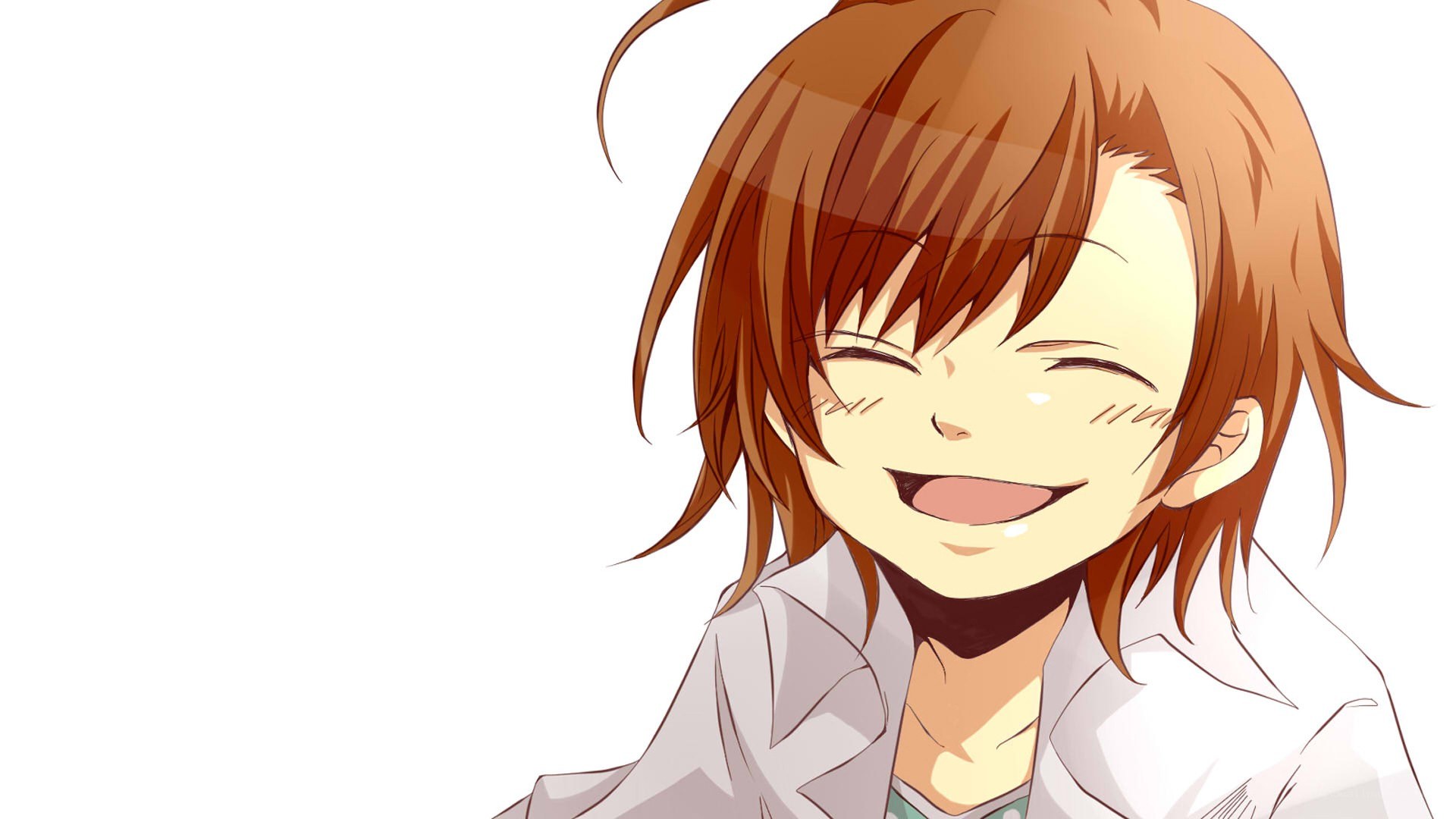 anime character laughing