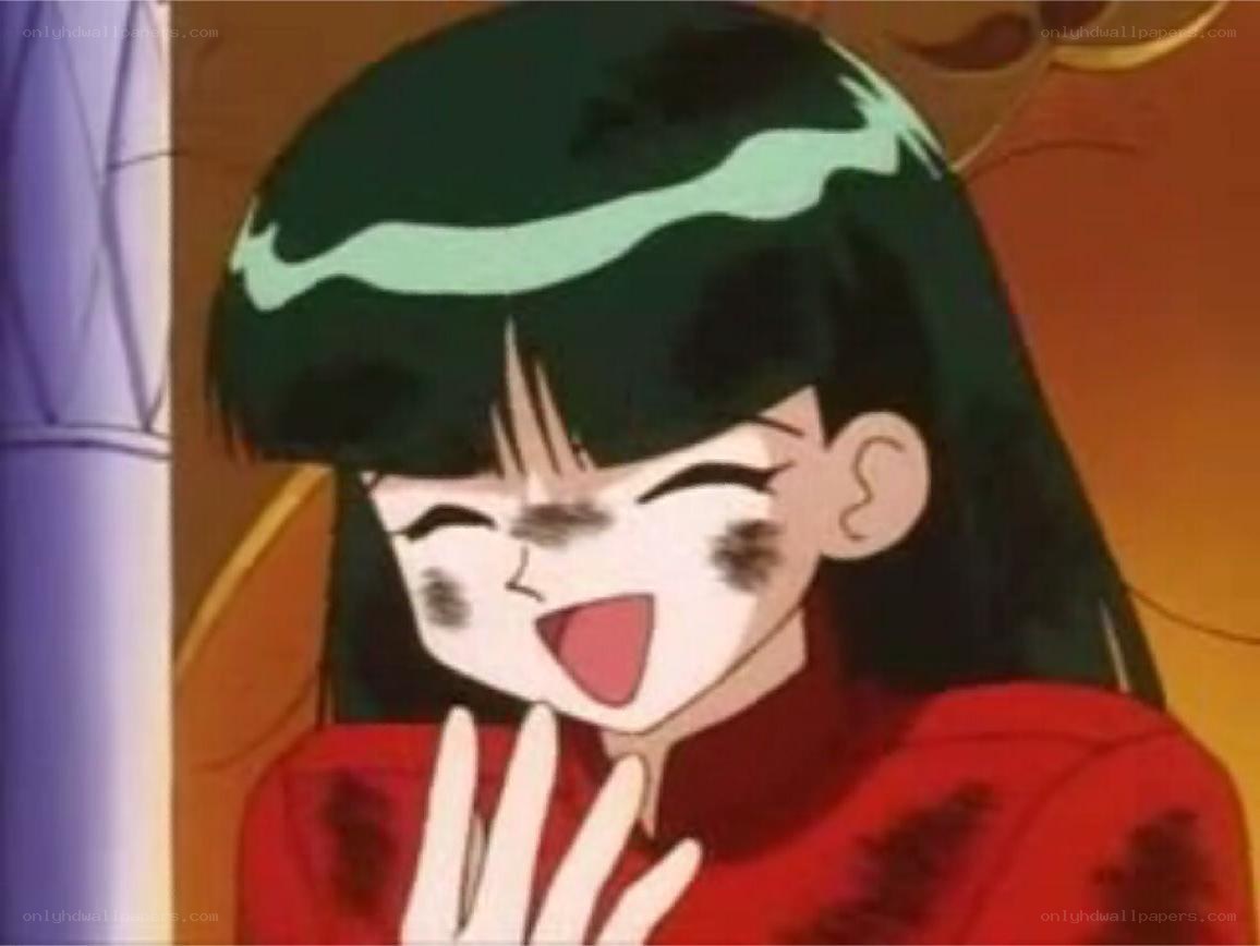anime character laughing