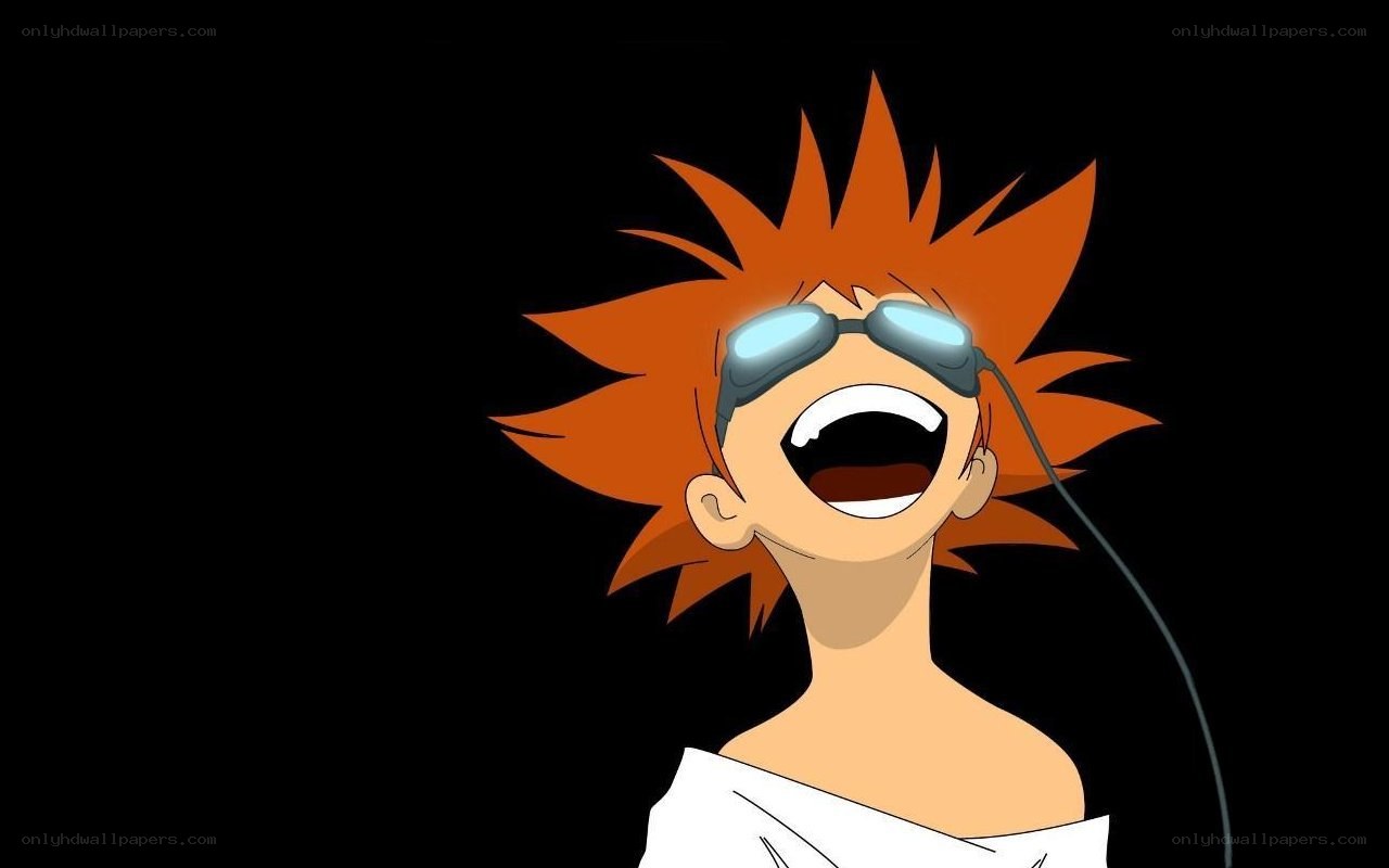 anime character laughing