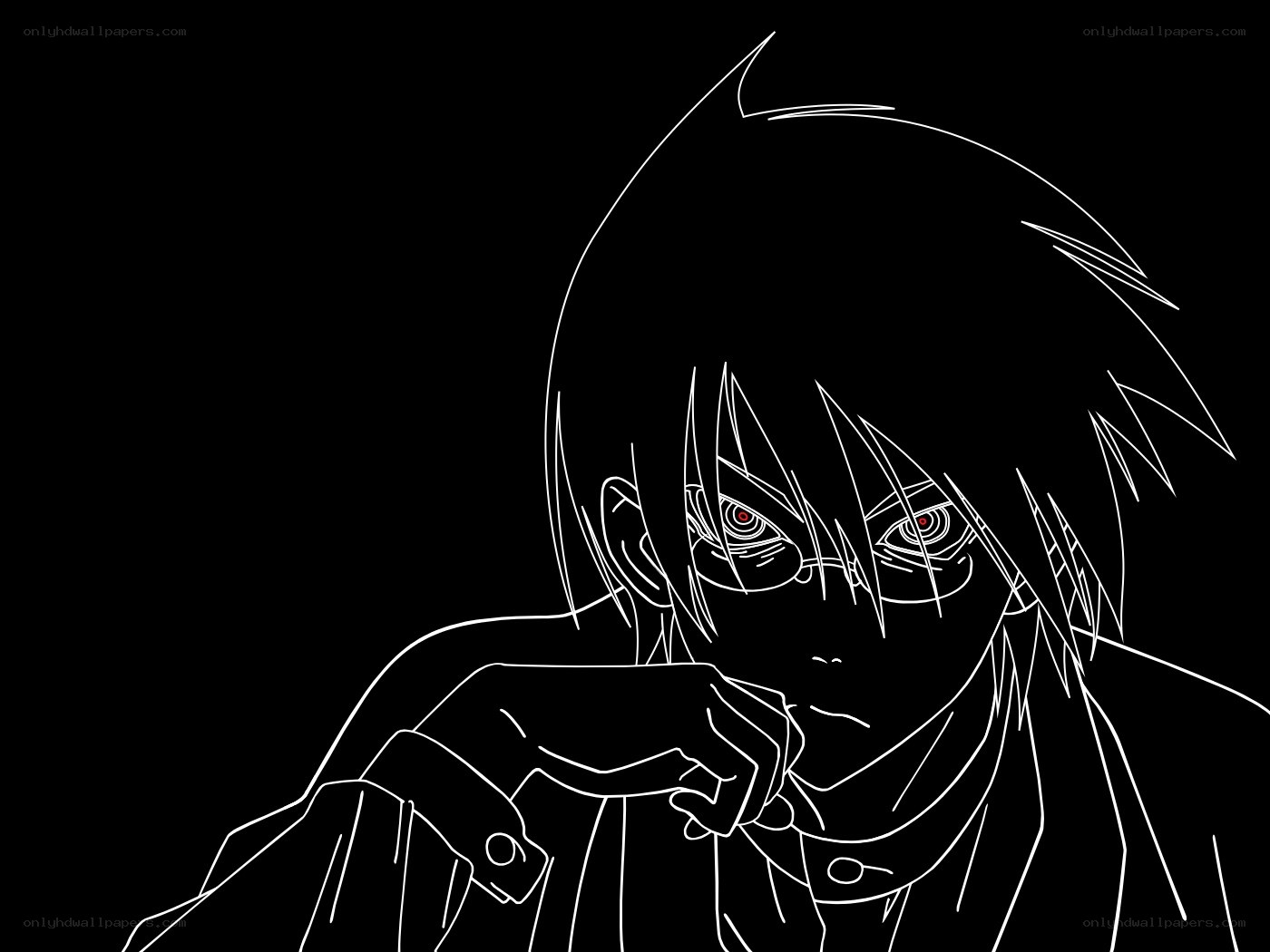 anime character line art