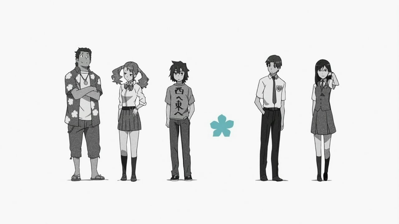 anime character lineup