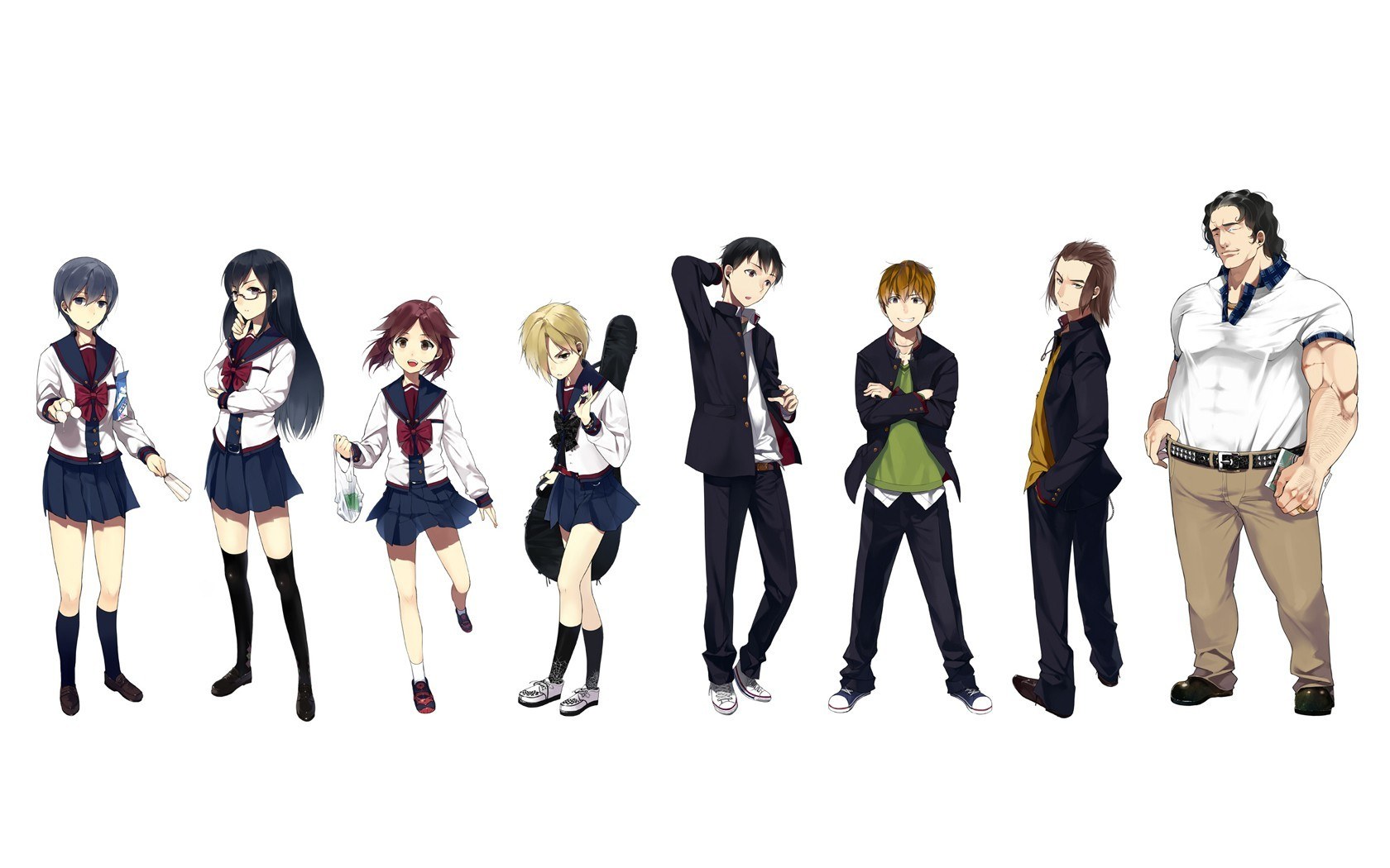 anime character lineup