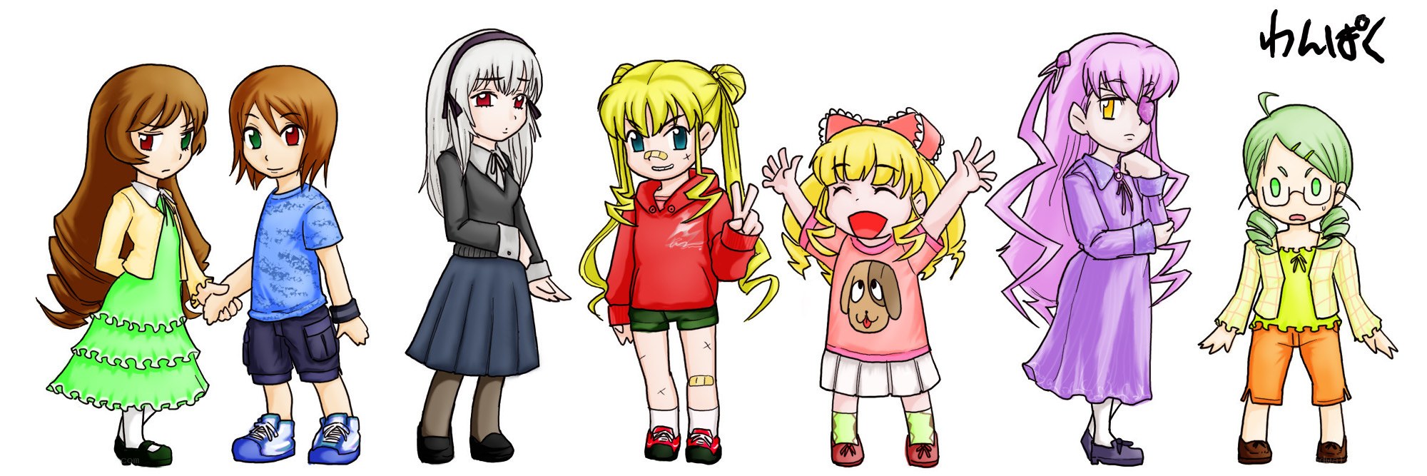 anime character lineup