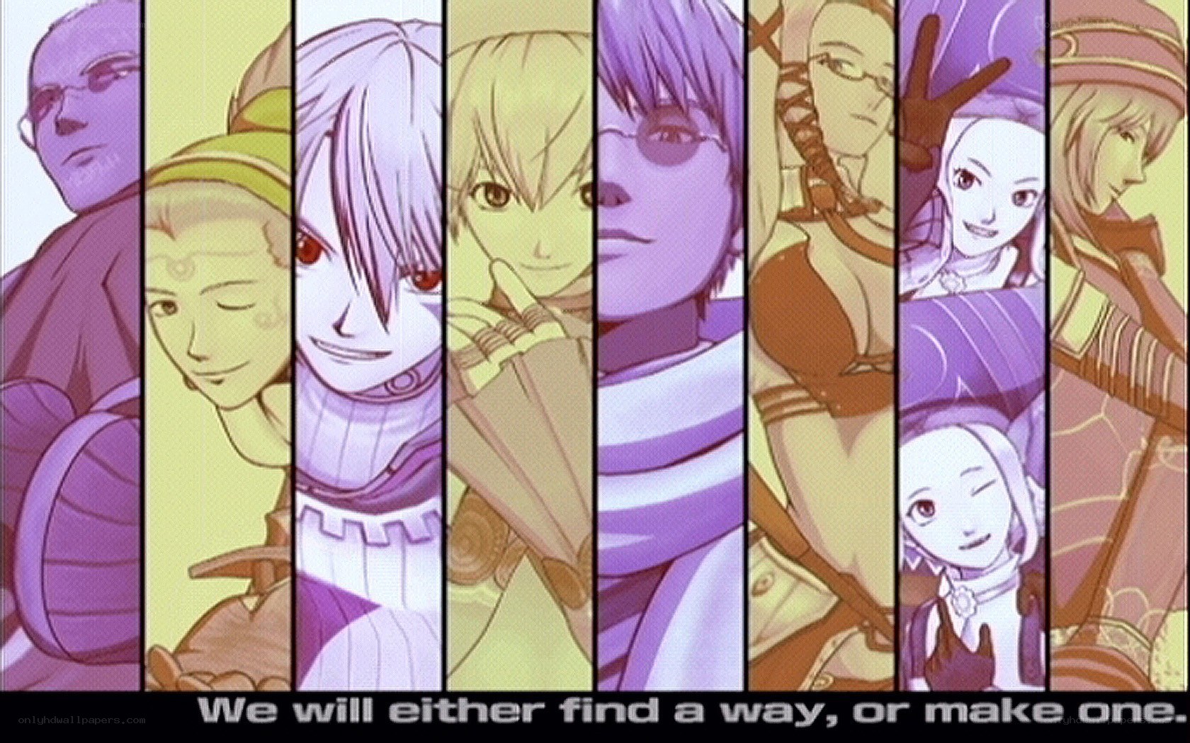anime character lineup