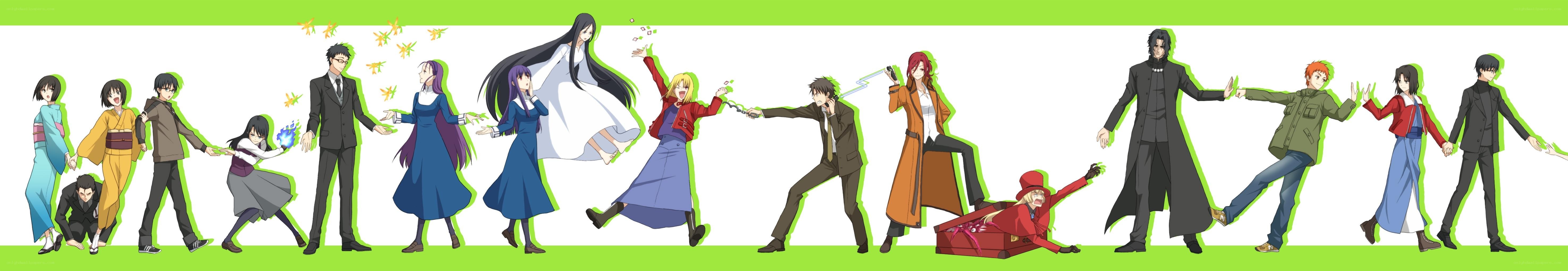 Anime character lineup