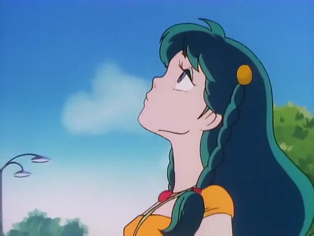 anime character looking up