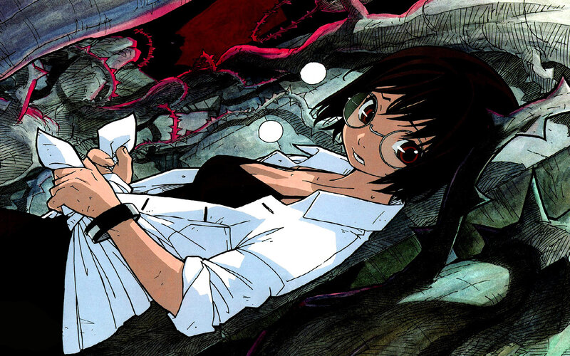 Anime Character Lying Down — Black, Dramatic