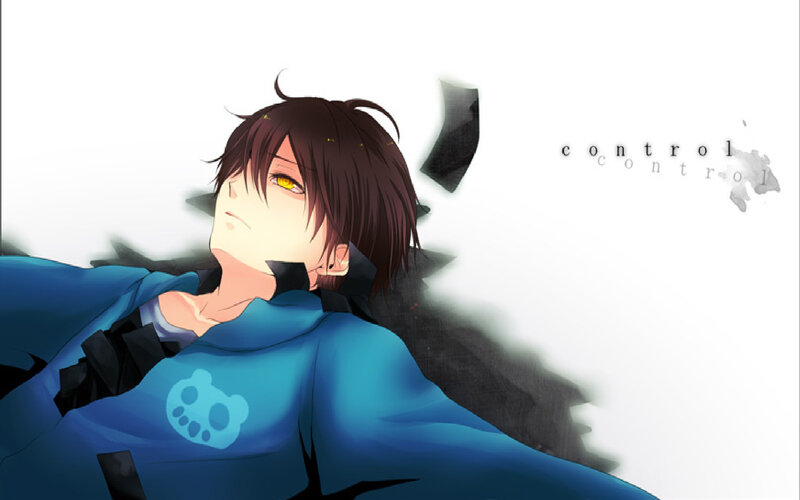 Anime Character Lying Down — Blue, Dramatic