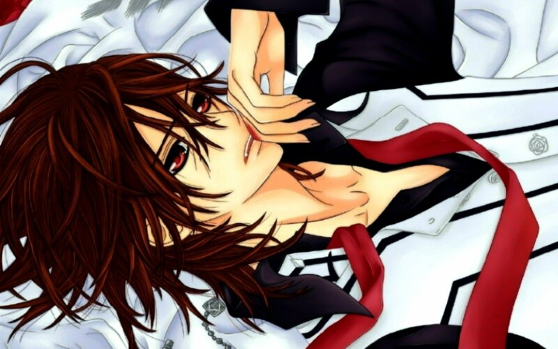 Anime Character Lying Down — Brown, Dramatic, Manga