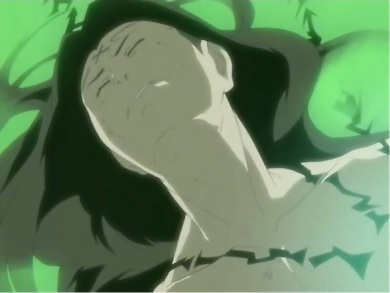 Anime Character Lying Down — Green, Dramatic