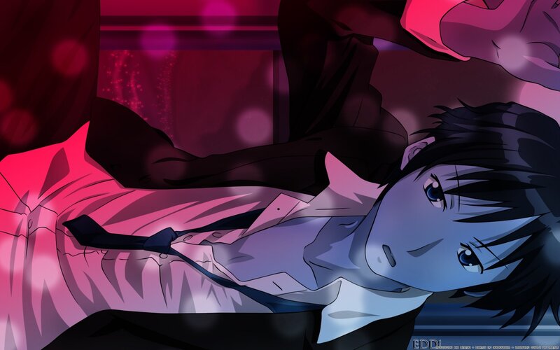 Anime Character Lying Down — Pink