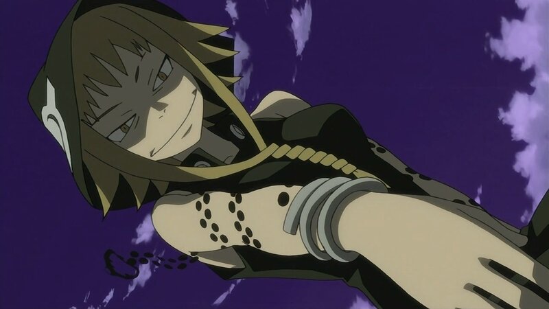 Anime Character Lying Down — Purple, Dramatic, Night, Clouds