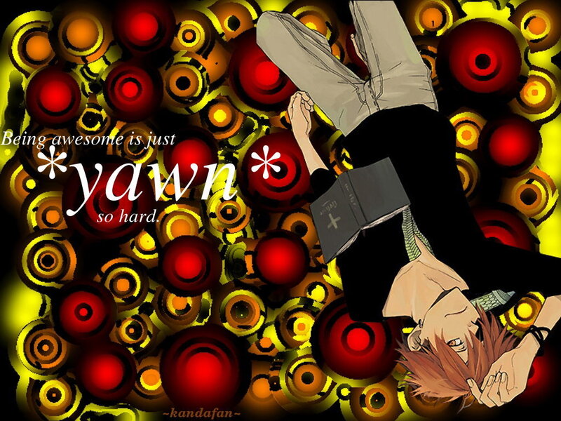 Anime Character Lying Down — Red