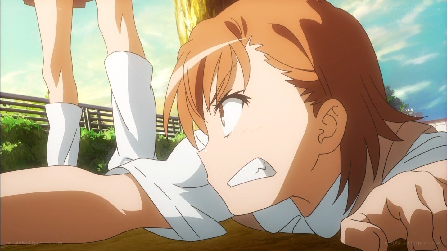 anime character lying on ground
