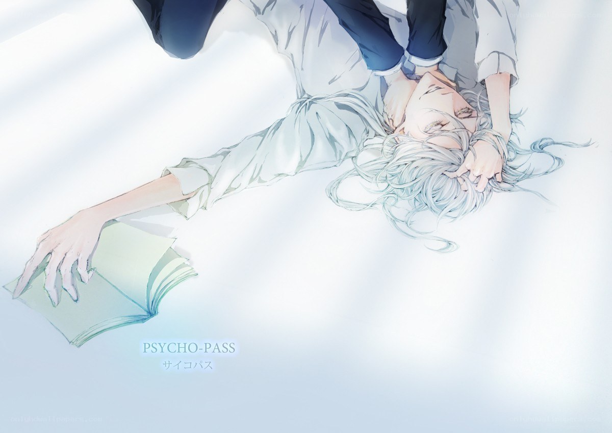 Anime character lying on the ground