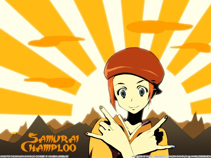 Anime Character Making Hand Gesture — Yellow, Energetic