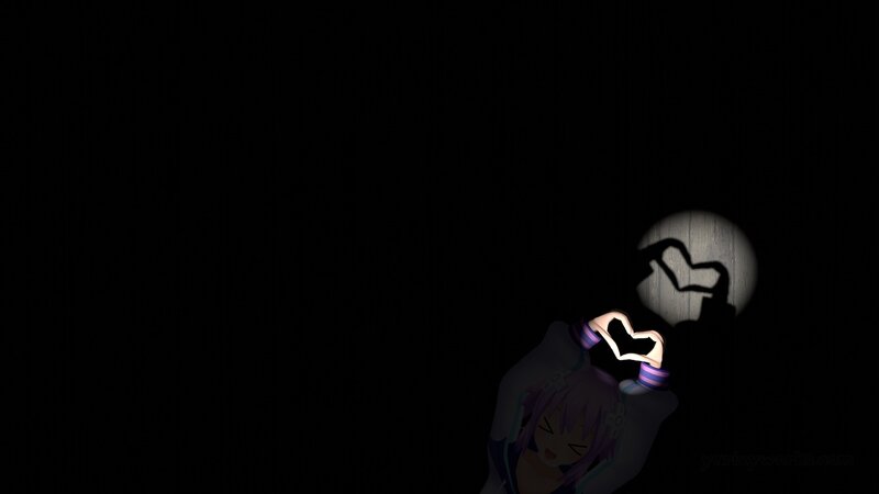 Anime Character Making Heart — Black