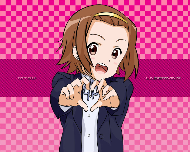 anime character making heart gesture