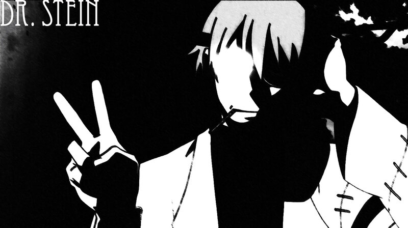 Anime Character Making Peace Sign — Black
