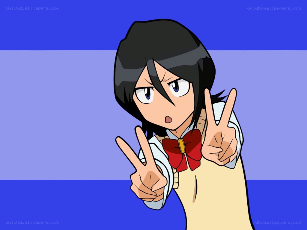 anime character making peace signs