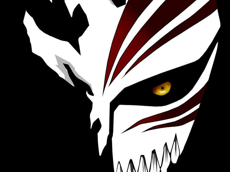 Anime Character Mask — Black, Dramatic, Manga
