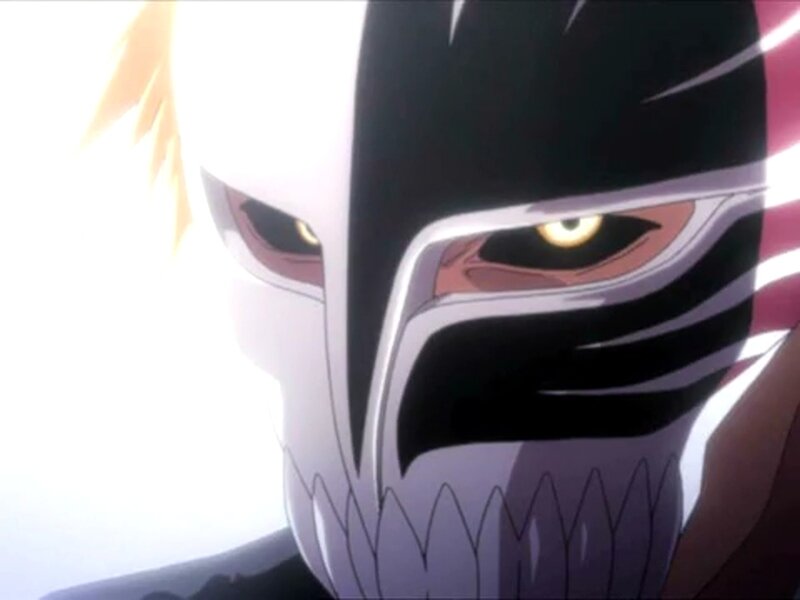 Anime Character Mask — Black, Dramatic