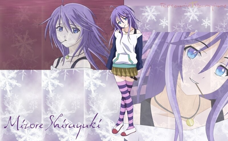 Anime character Mizore Shirayuki