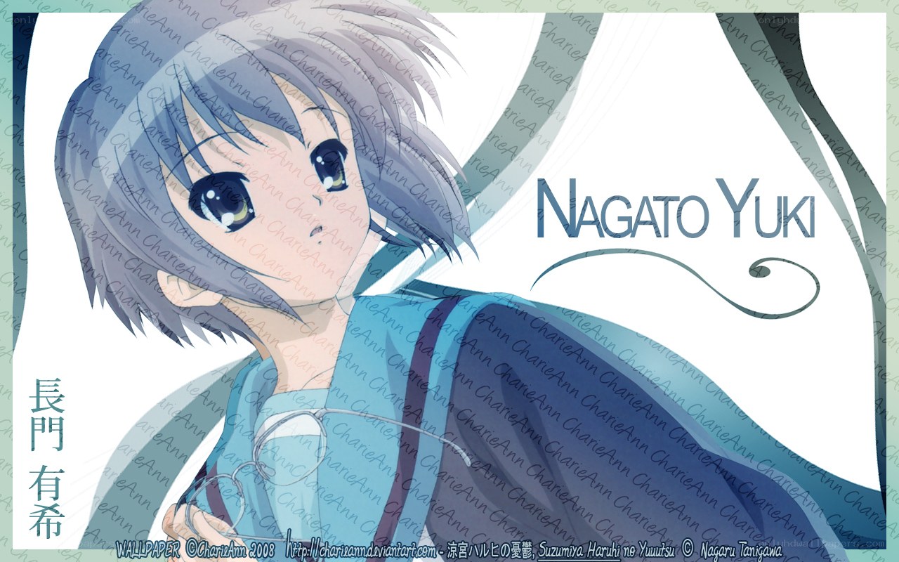Anime character Nagato Yuki