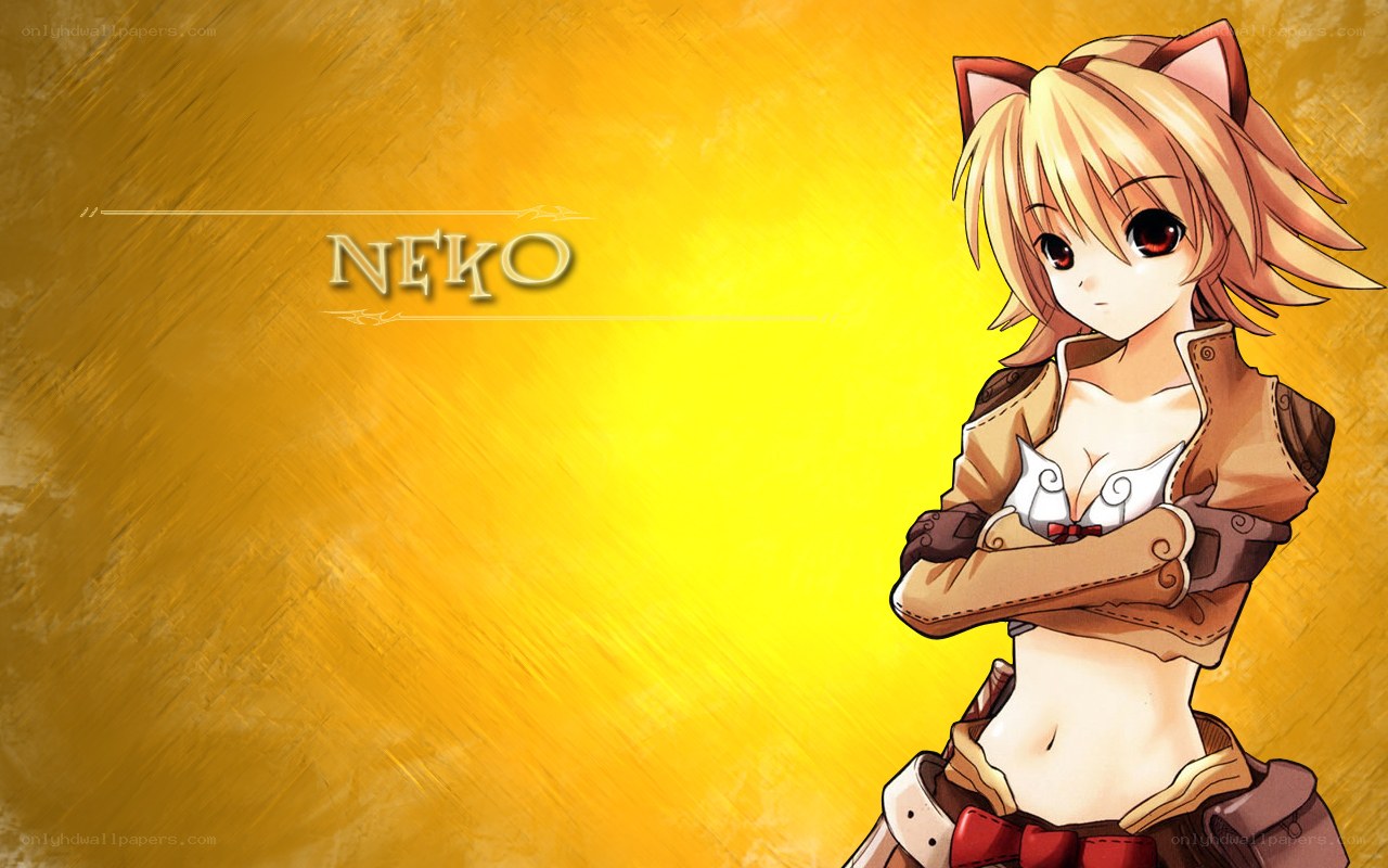 Anime character Neko portrait