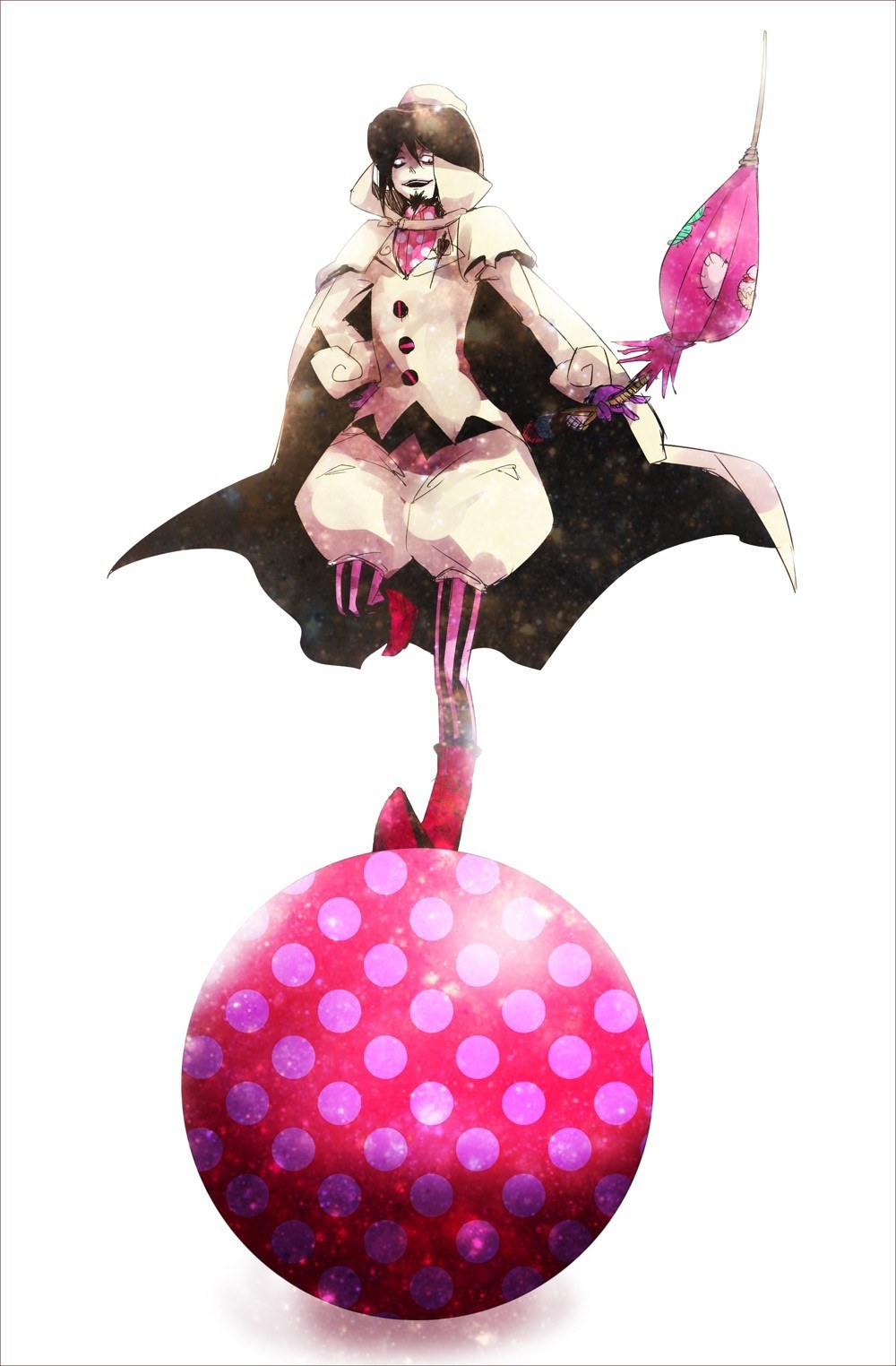 anime character on a ball
