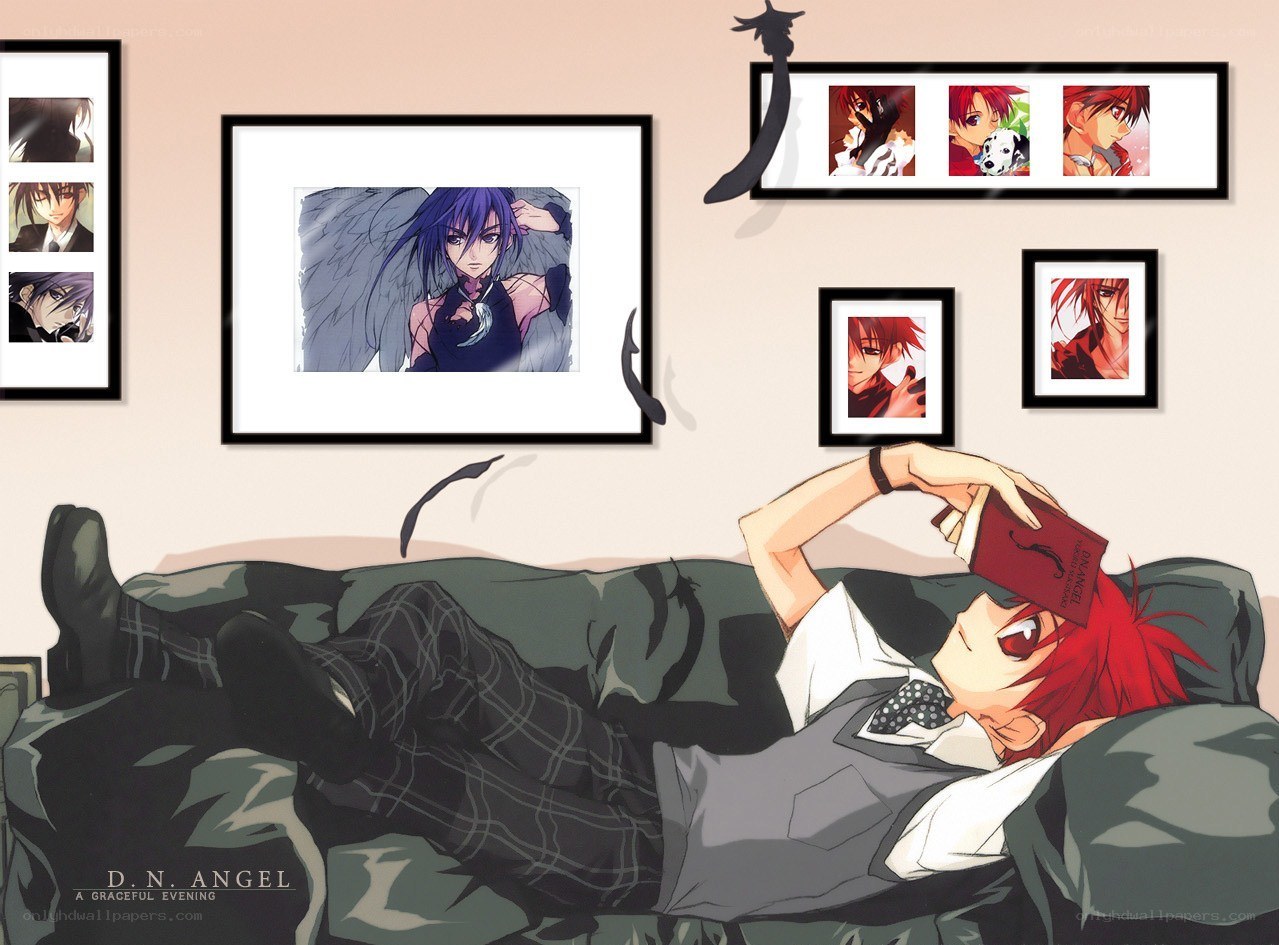 Anime character on a couch
