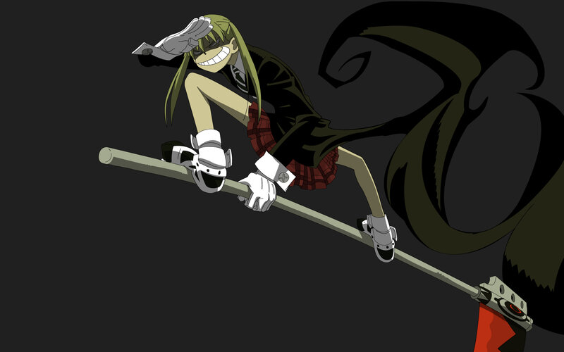 anime character on a pole